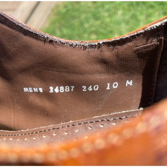 Stacey Adams Salido 24887, lace up, brown men's 10M - Picture 3 of 8